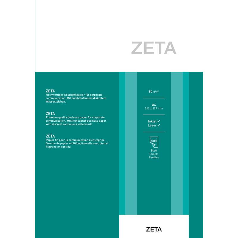 Reflex ZETA Hartpostpapier, DIN A4, 80 g/qm, naturweiß