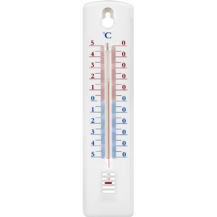 Wonday Wandthermometer, aus Polystyrol, weiß