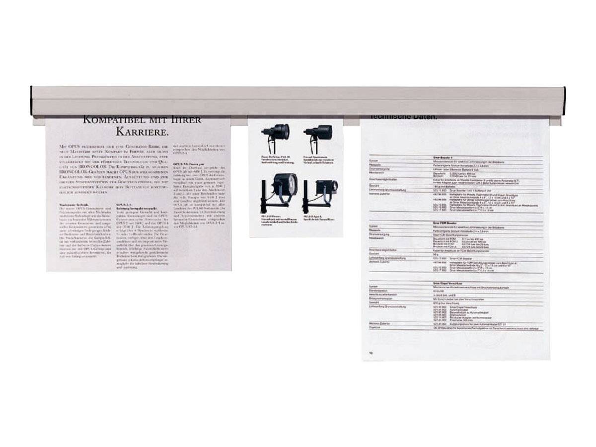 Franken GmbH FRANKEN - Displayschiene - Grau