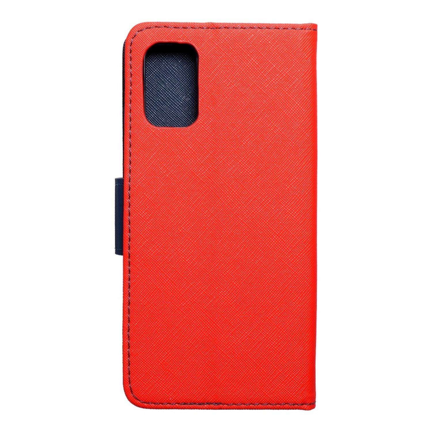 Hülle kompatibel mit Samsung Galaxy A02s Kunstleder Handyhülle - Handy Case Rot