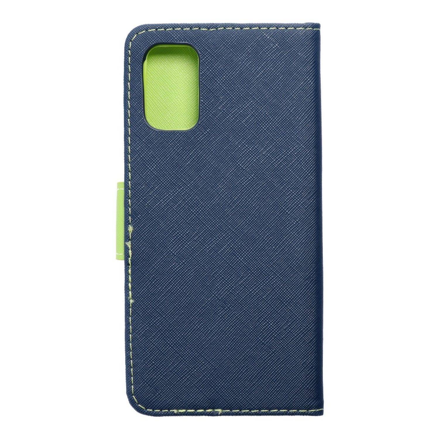 Hülle kompatibel mit Samsung Galaxy A02s Kunstleder Handyhülle - Handy Case Blau
