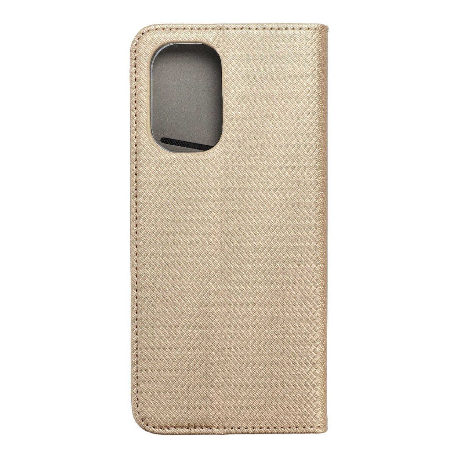 Hülle kompatibel mit Xiaomi Mi 11i / Poco F3 Kunstleder Handyhülle - Handy Case Gold