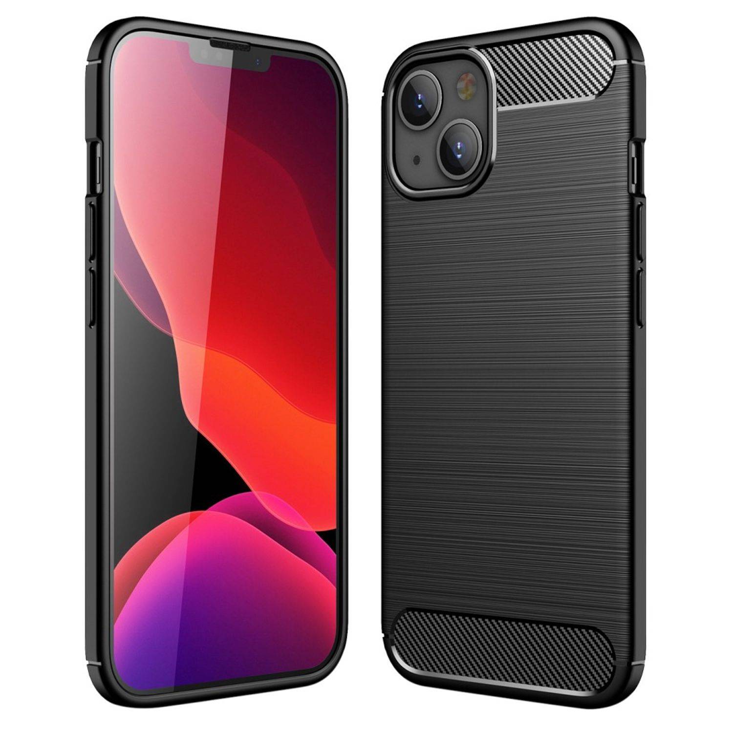 Apple iPhone 13 Handyhülle Backcover Grau