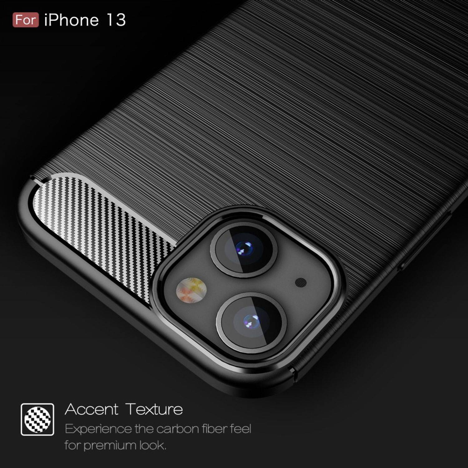 Apple iPhone 13 Handyhülle Backcover Grau