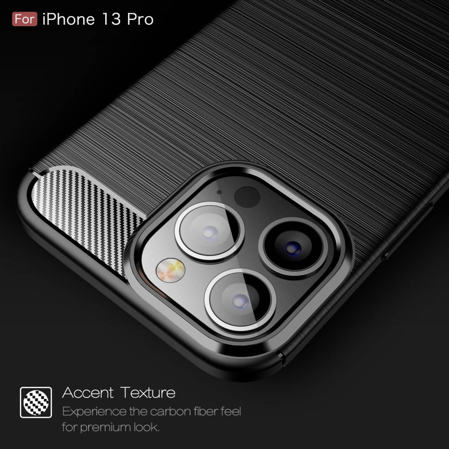 Apple iPhone 13 Pro Handyhülle Backcover Grau