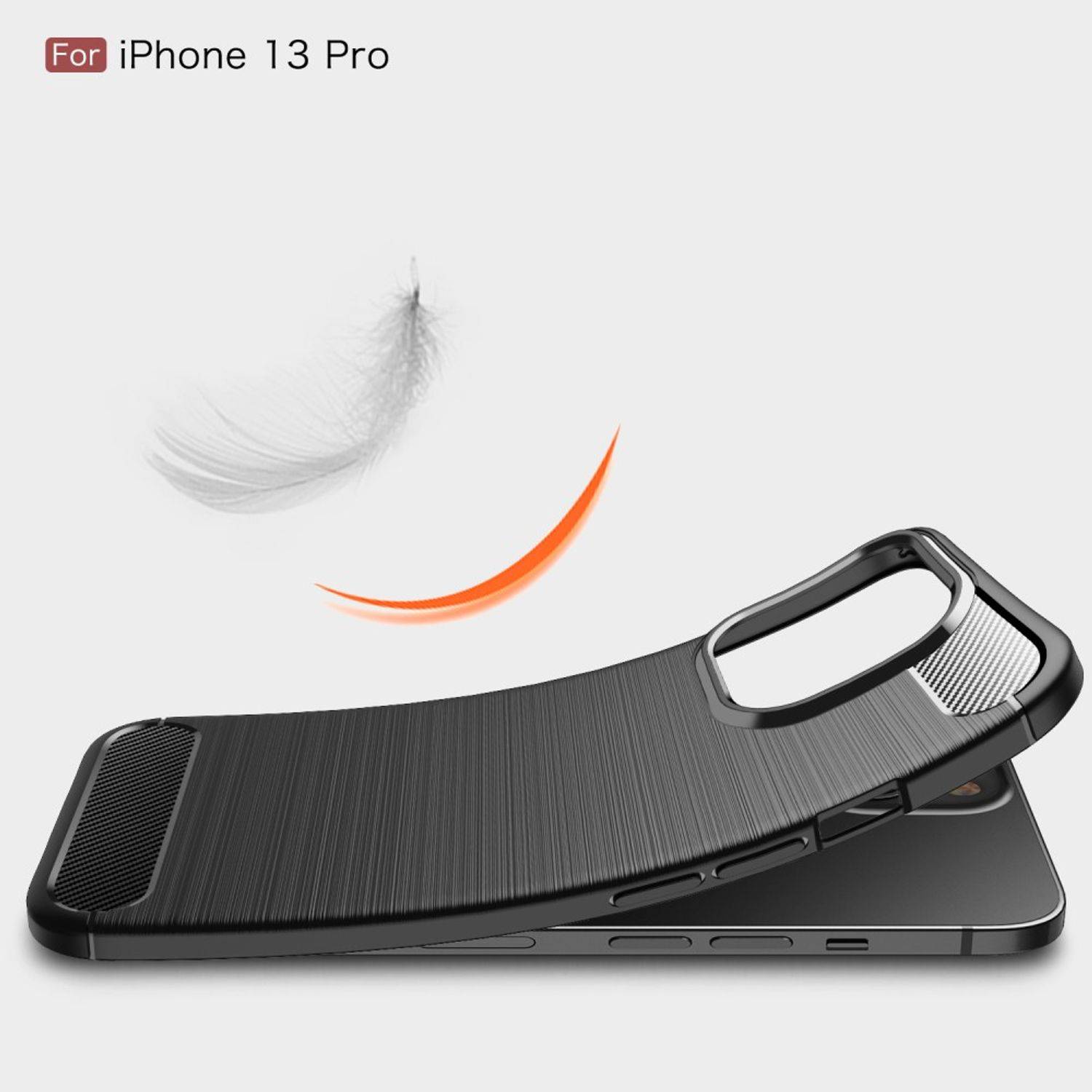 Apple iPhone 13 Pro Handyhülle Backcover Grau