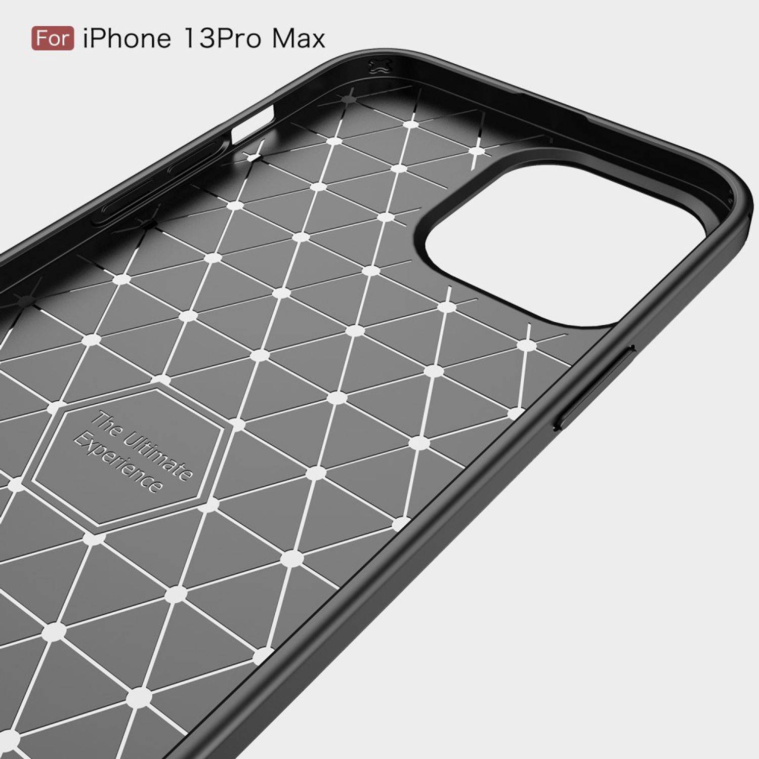 Apple iPhone 13 Pro Max Handyhülle Backcover Schwarz