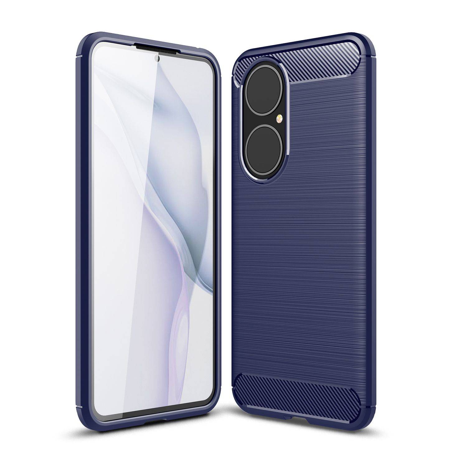Huawei P50 Handyhülle Backcover Blau