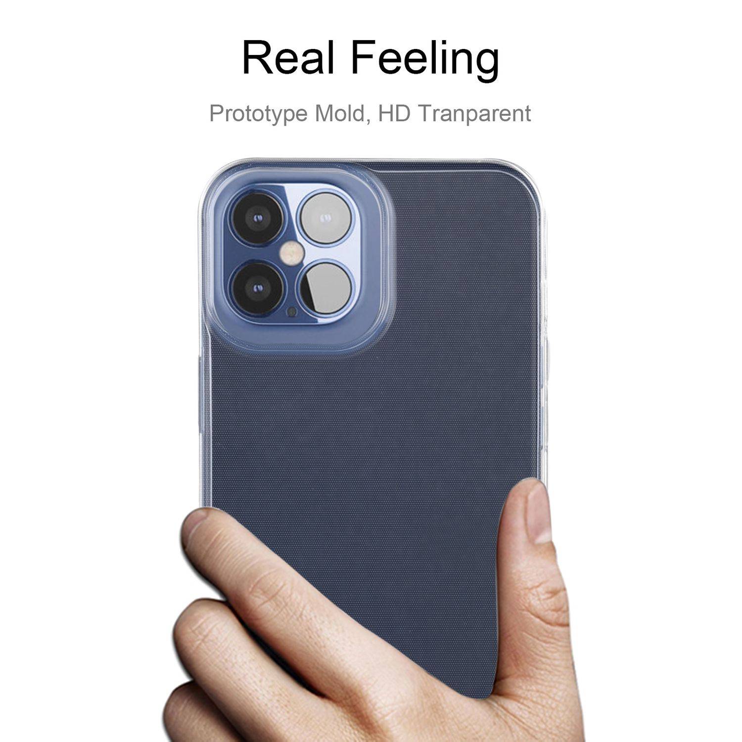 Apple iPhone 13 Pro Handyhülle Backcover Transparent