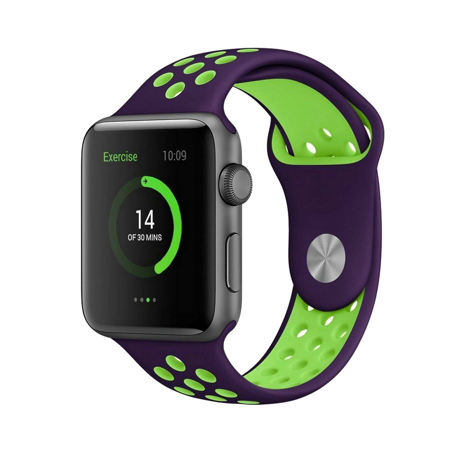 Apple Watch Series 1 / 2 / 3 / 4 / 5 / 102 40-38 mm Ersatz Sportarmband Violett