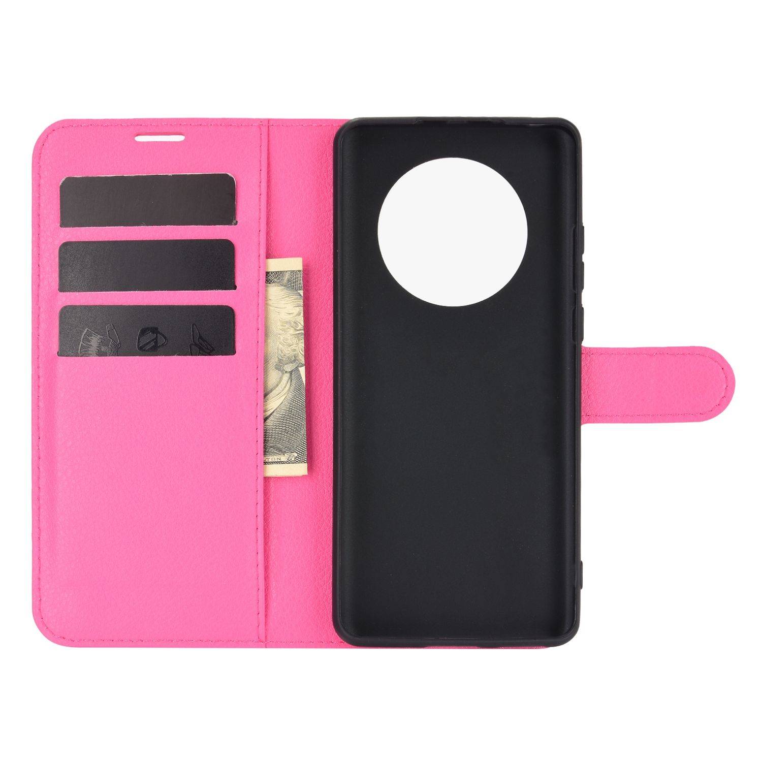 Huawei Mate 40 Pro Handyhülle Bookcover Rosa