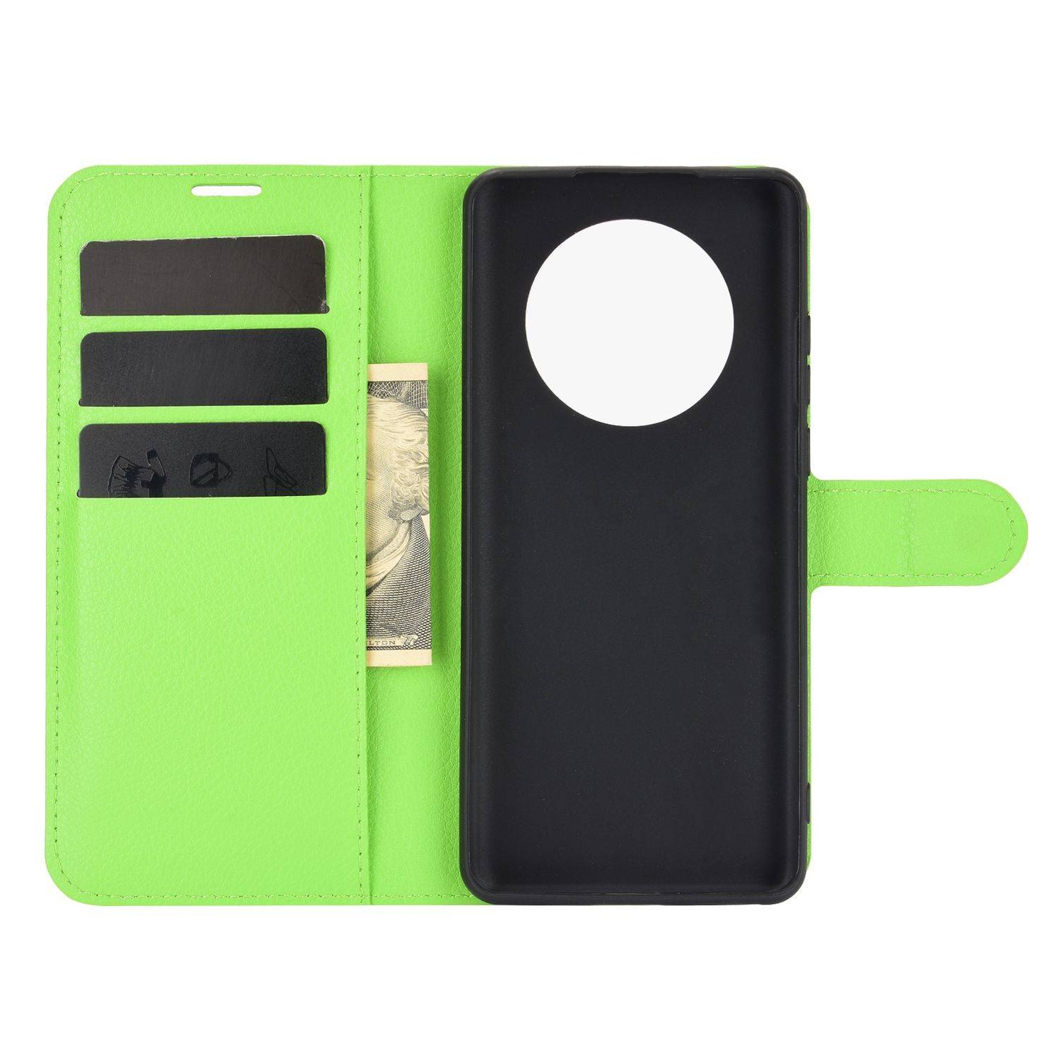 Huawei Mate 40 Pro Handyhülle Bookcover Grün