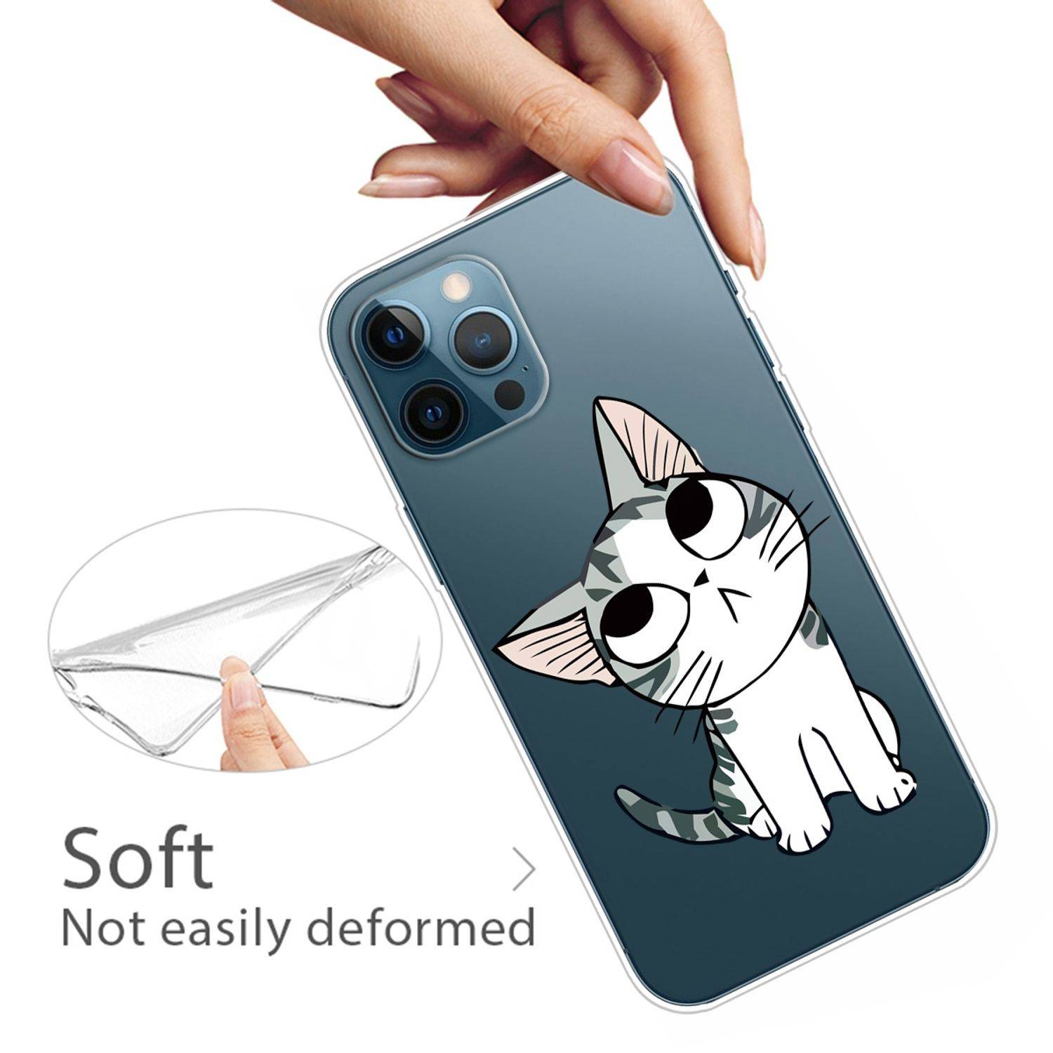 Apple iPhone 13 Pro Handyhülle Backcover Transparent