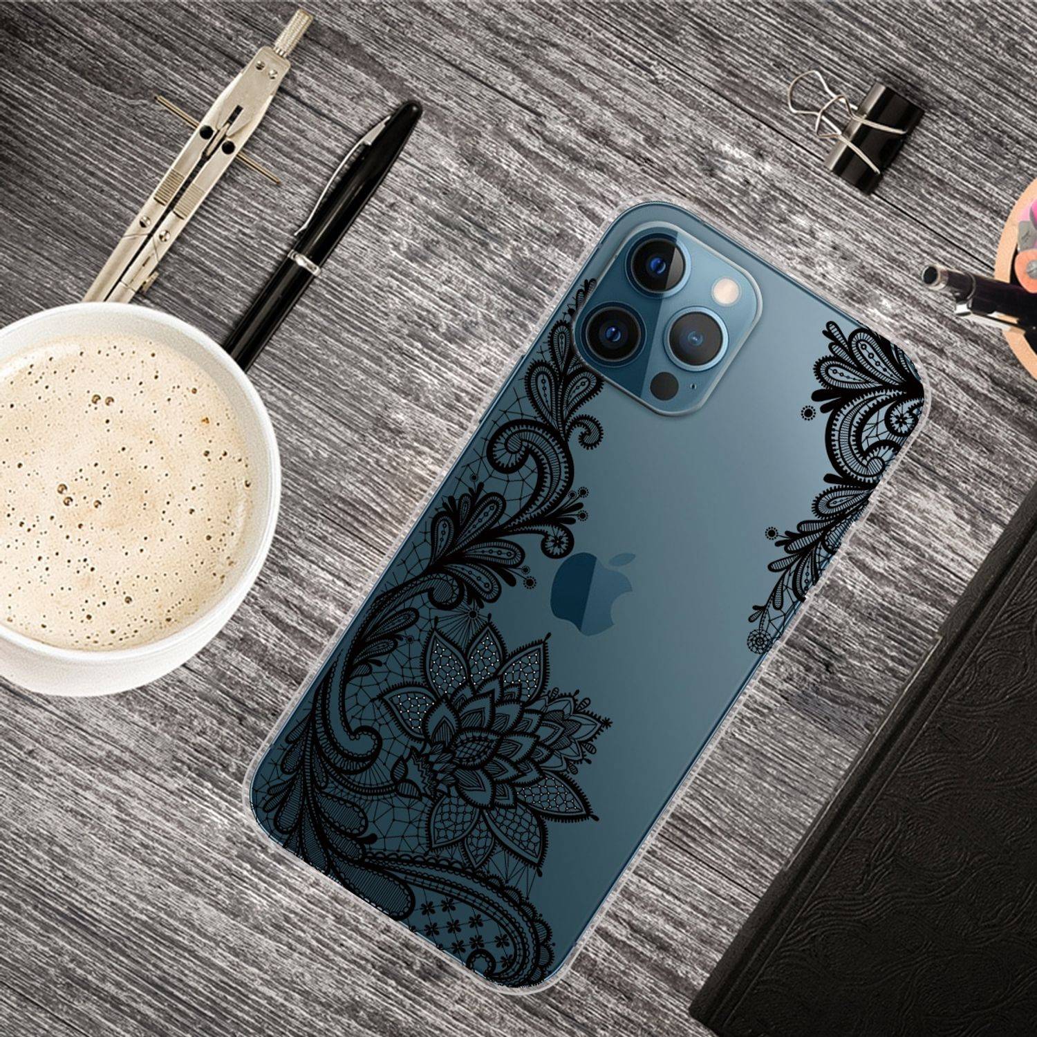 Hülle kompatibel mit Apple iPhone 13 Pro Kunststoff Soft Handyhülle - Handy Case Transparent