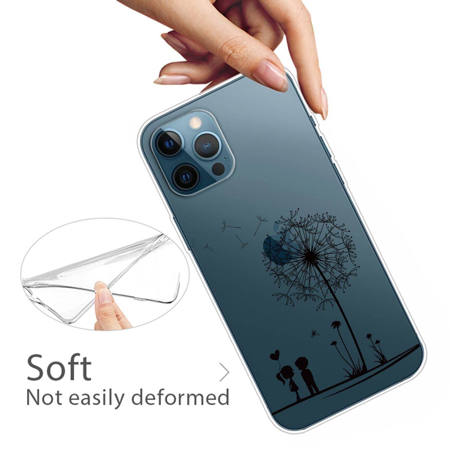 Apple iPhone 13 Pro Handyhülle Backcover Transparent