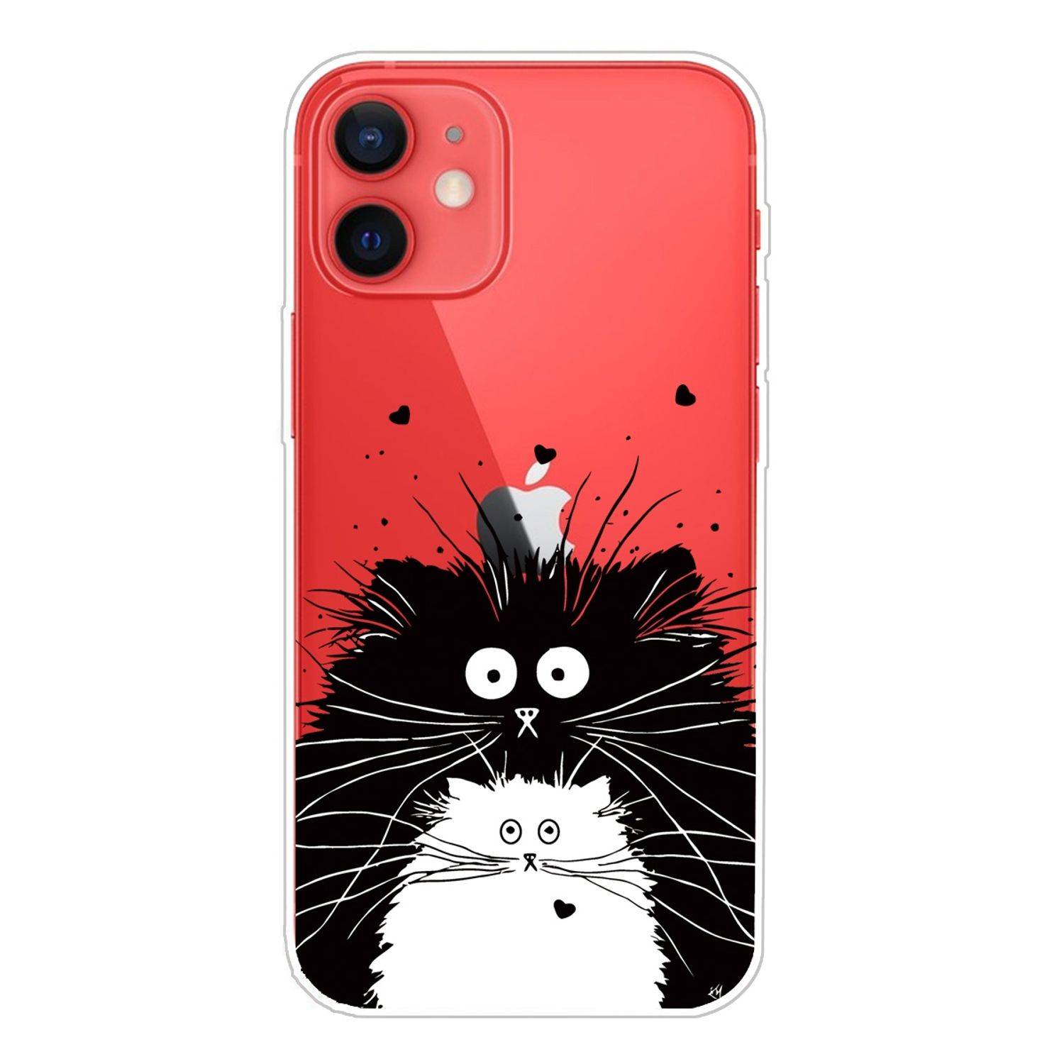 Hülle kompatibel mit Apple iPhone 13 Kunststoff Soft Handyhülle - Handy Case Transparent