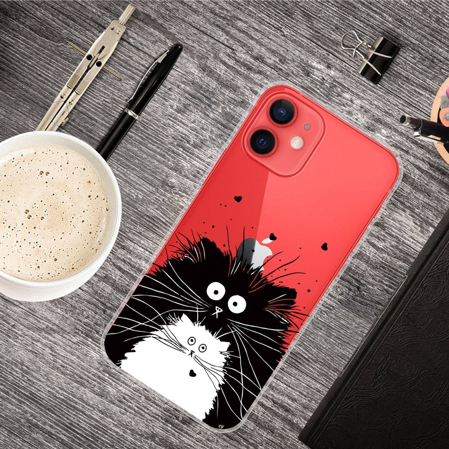 Hülle kompatibel mit Apple iPhone 13 Kunststoff Soft Handyhülle - Handy Case Transparent