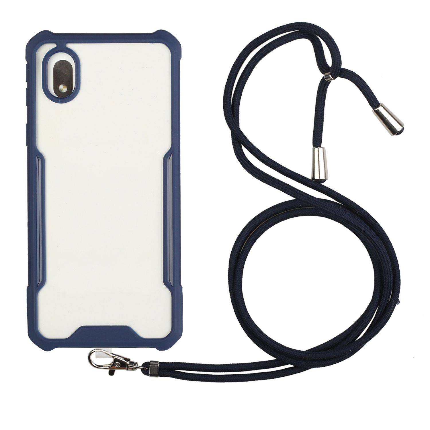 Samsung Galaxy A01 Core Handyhülle Bookcover Blau