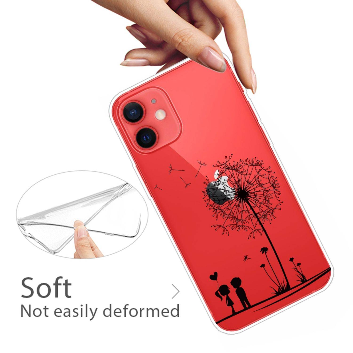 Apple iPhone 13 mini Handyhülle Backcover Transparent