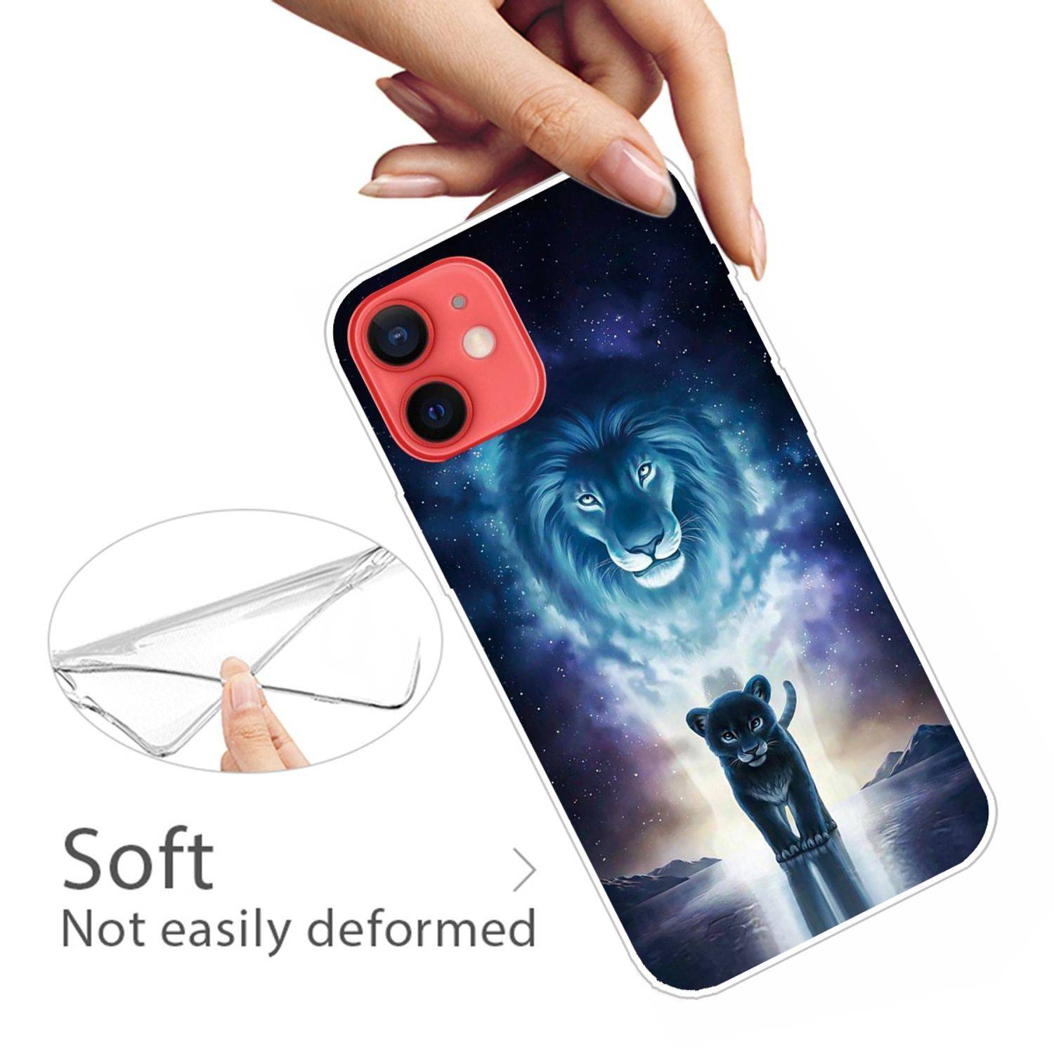Apple iPhone 13 mini Handyhülle Backcover Transparent