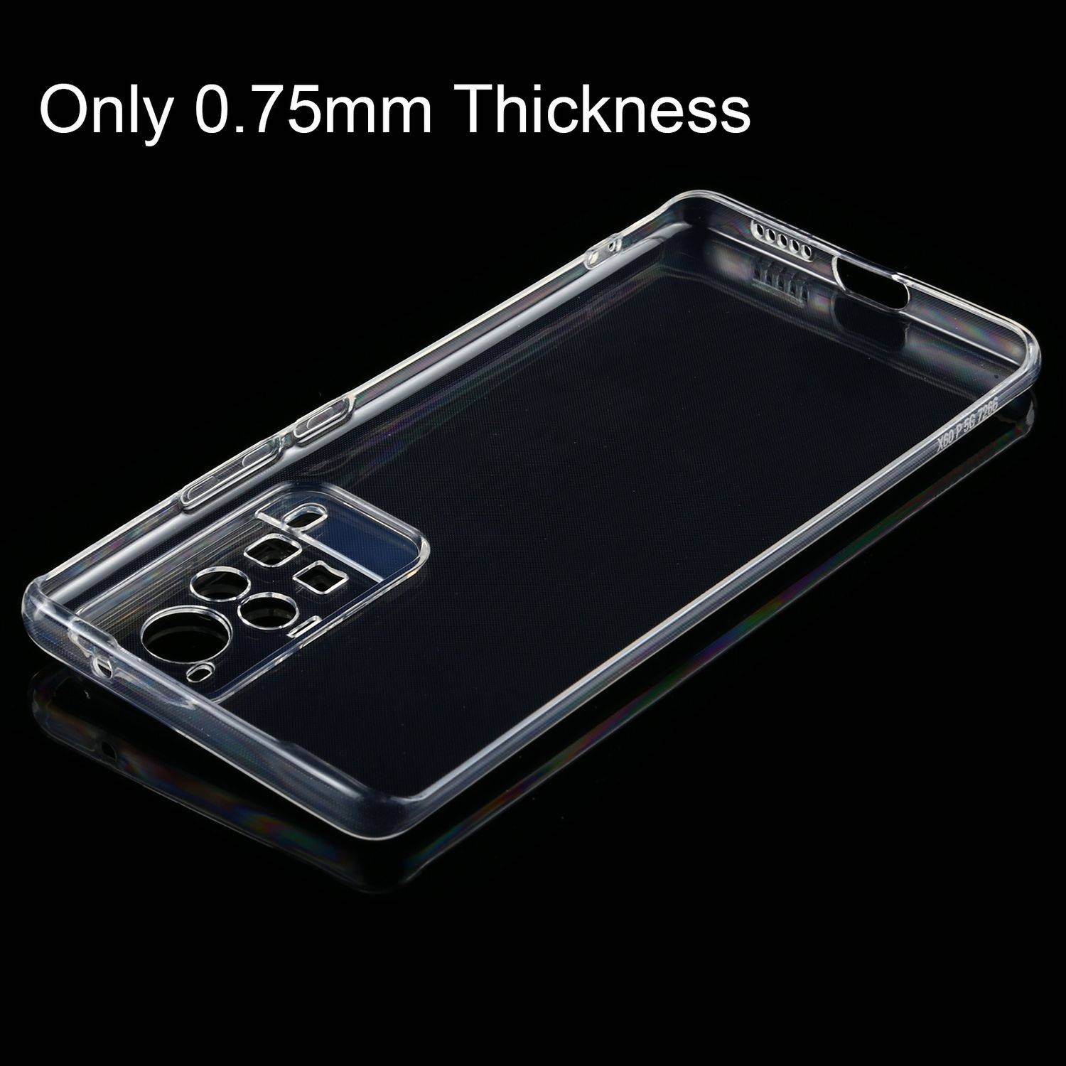 Vivo X60 Pro Handyhülle Backcover Transparent