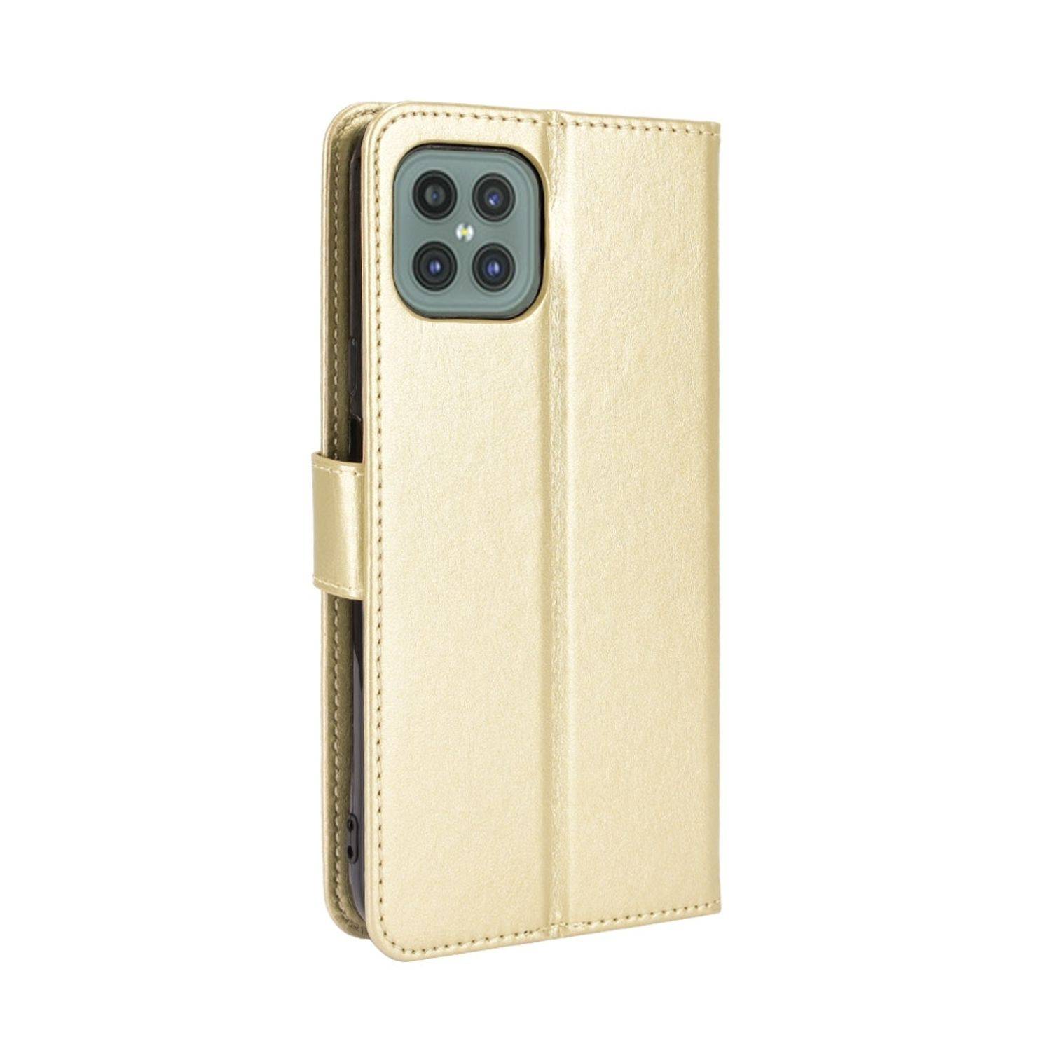 Hülle kompatibel mit Cubot C30 Kunstleder Handyhülle - Handy Case Gold
