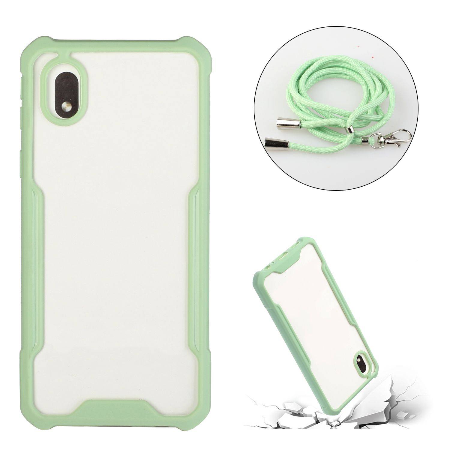 Samsung Galaxy A01 Core Handyhülle Bookcover Grün
