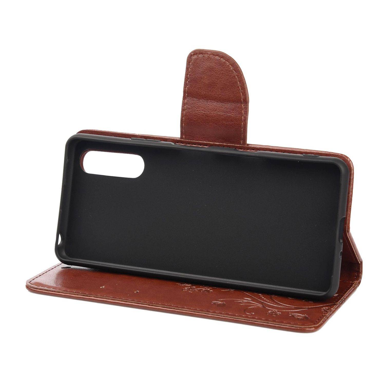 Sony Xperia 10 III Handyhülle Bookcover Braun