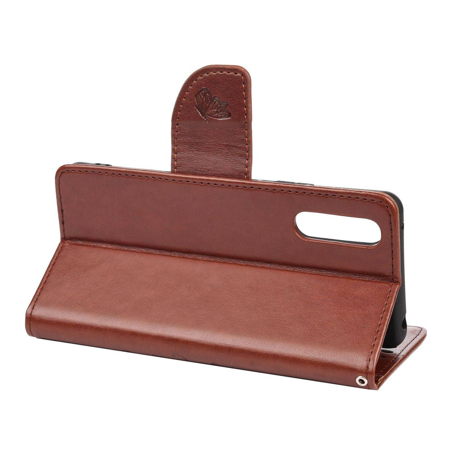 Sony Xperia 10 III Handyhülle Bookcover Braun
