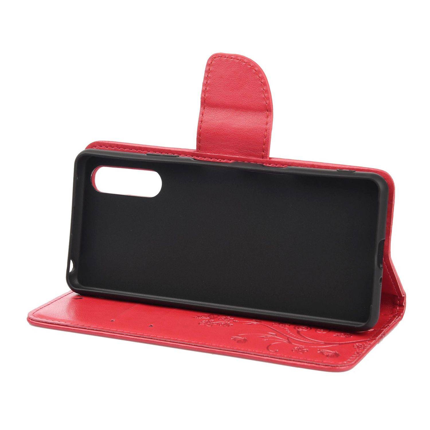 Sony Xperia 10 III Handyhülle Bookcover Rot