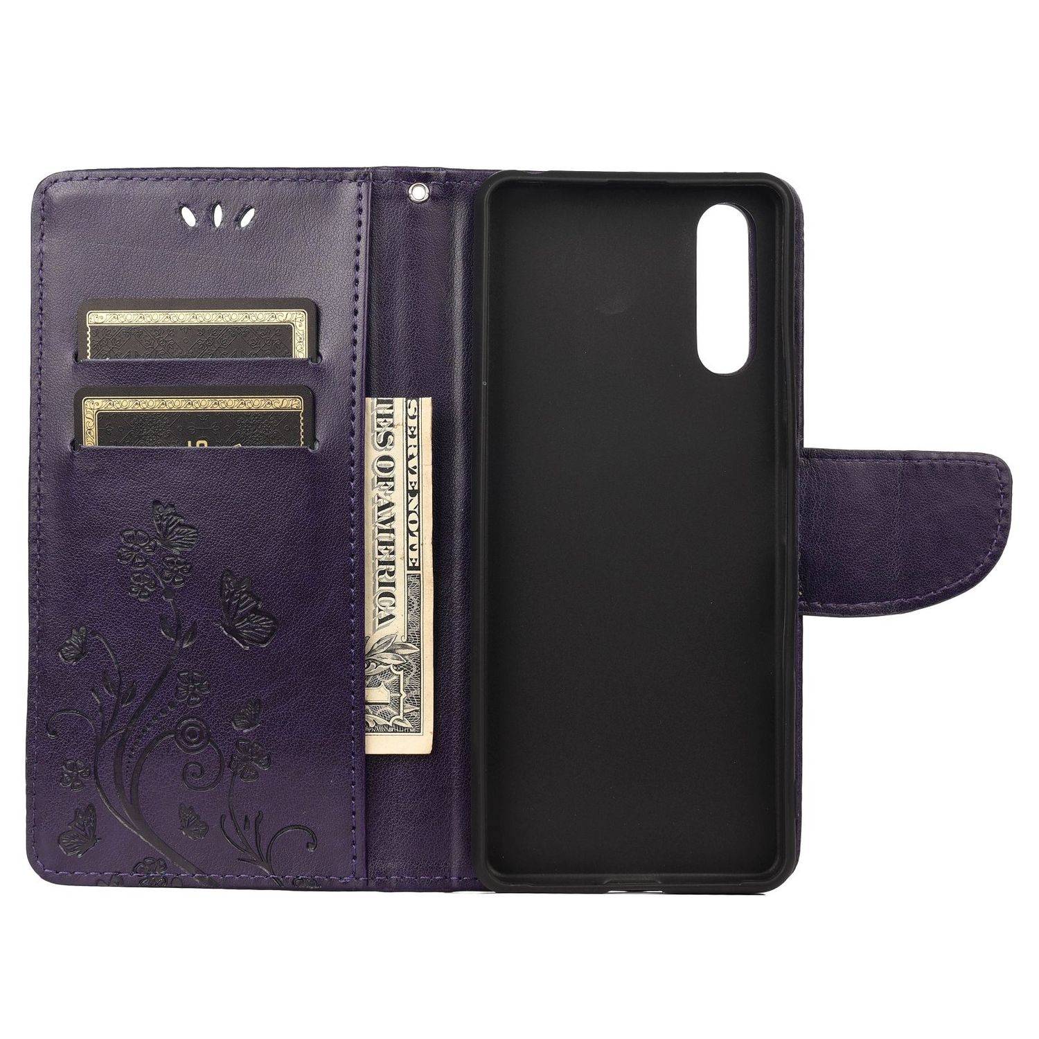 Sony Xperia 10 III Handyhülle Bookcover Violett