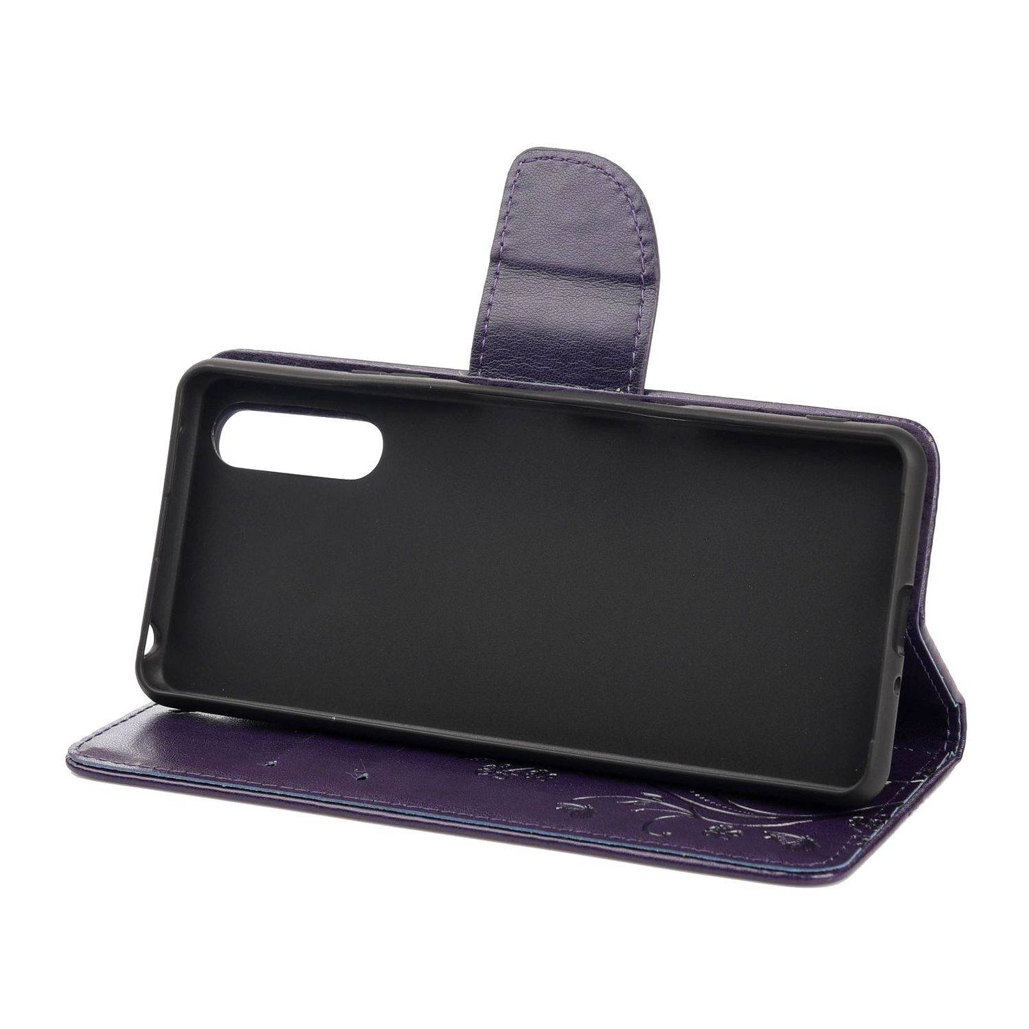 Sony Xperia 10 III Handyhülle Bookcover Violett
