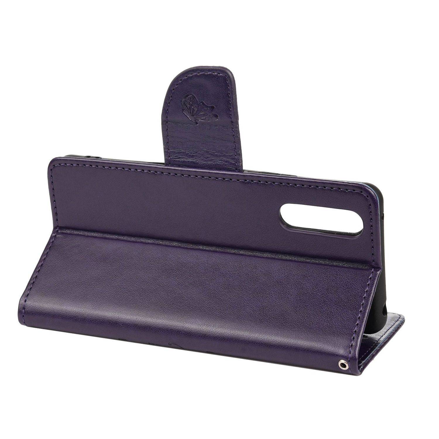 Sony Xperia 10 III Handyhülle Bookcover Violett