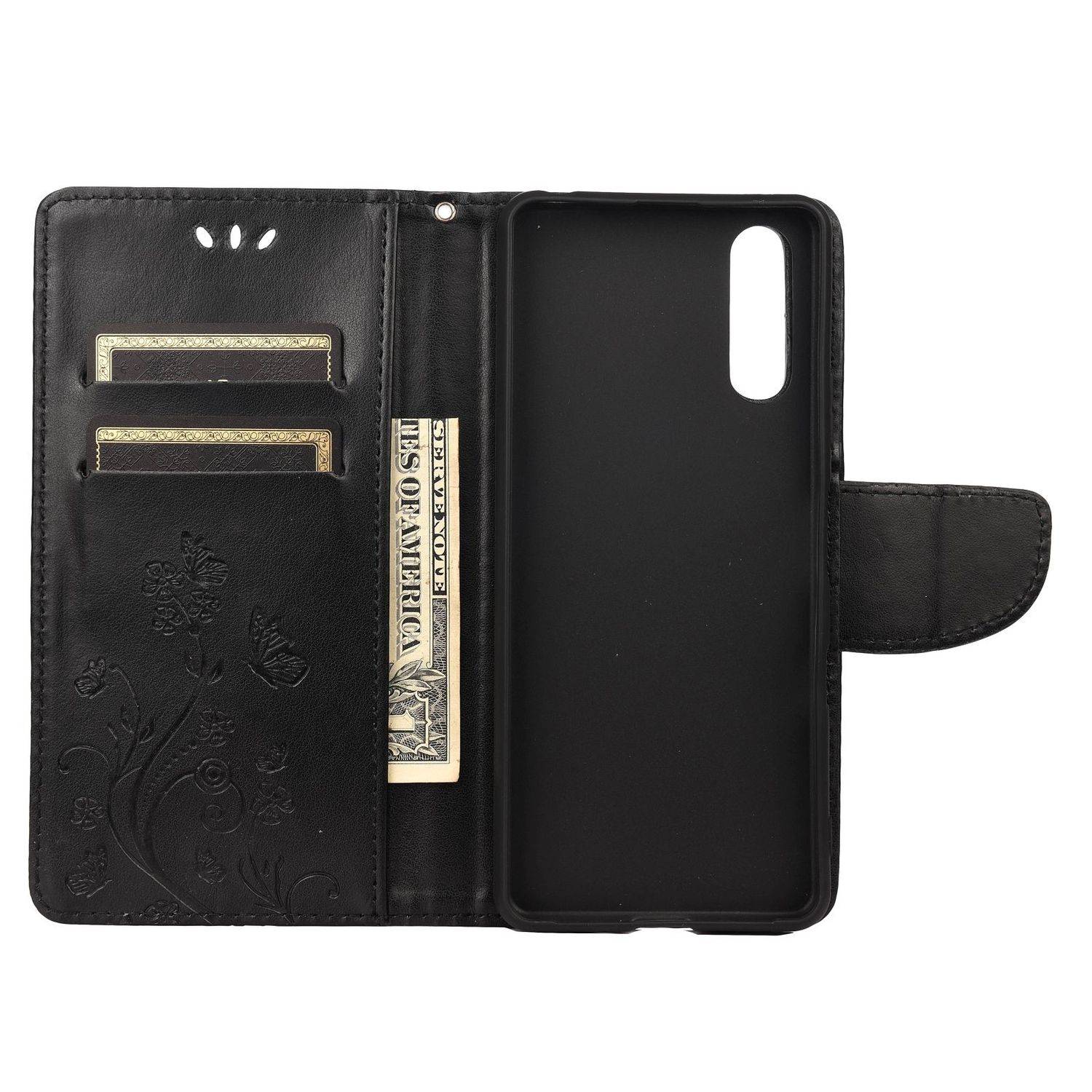 Sony Xperia 10 III Handyhülle Bookcover Schwarz