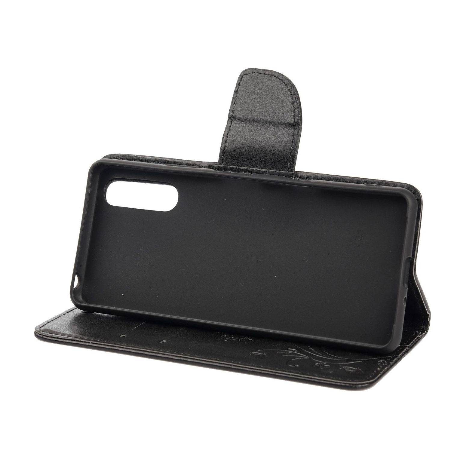 Sony Xperia 10 III Handyhülle Bookcover Schwarz