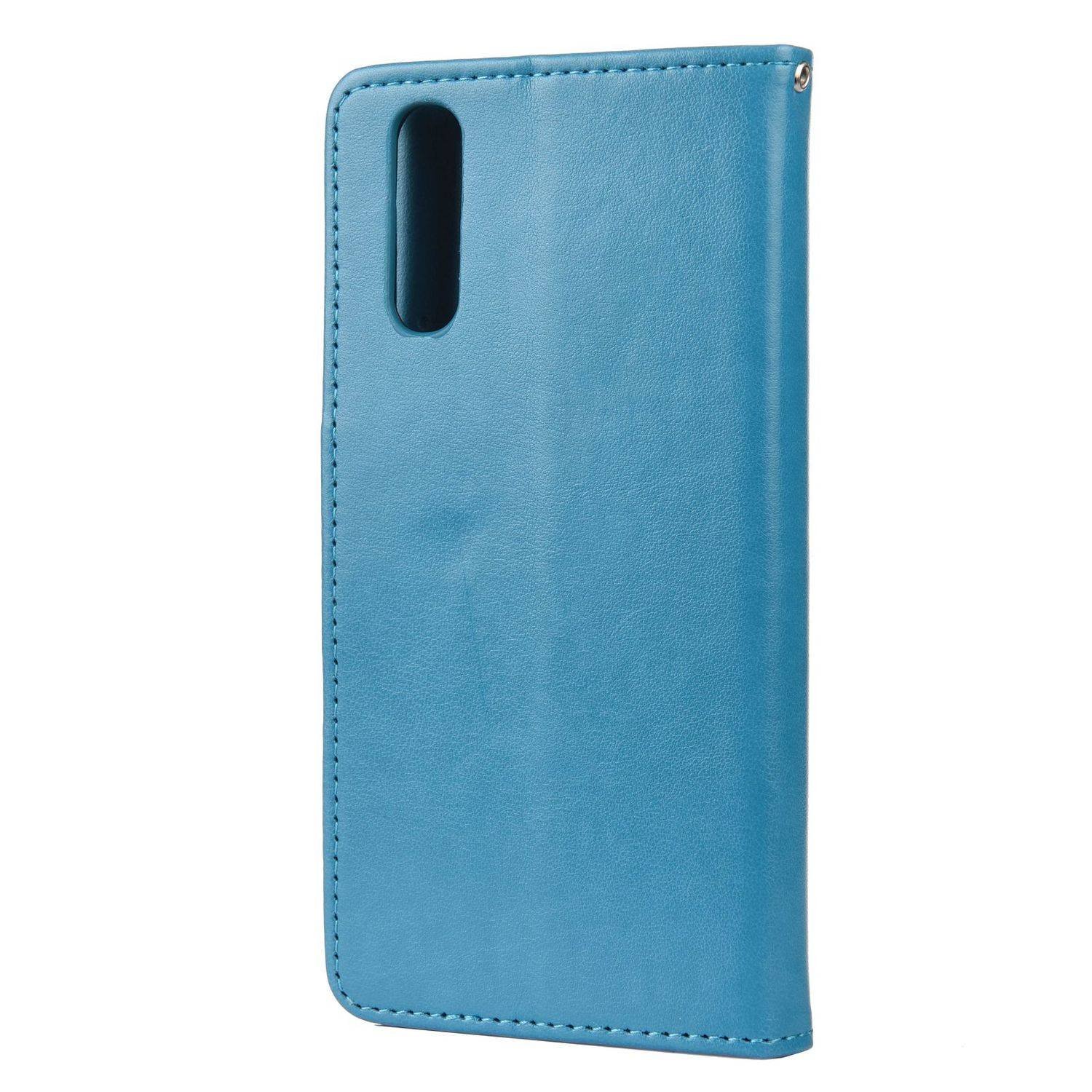 Hülle kompatibel mit Sony Xperia 10 III Kunstleder Handyhülle - Handy Case Blau
