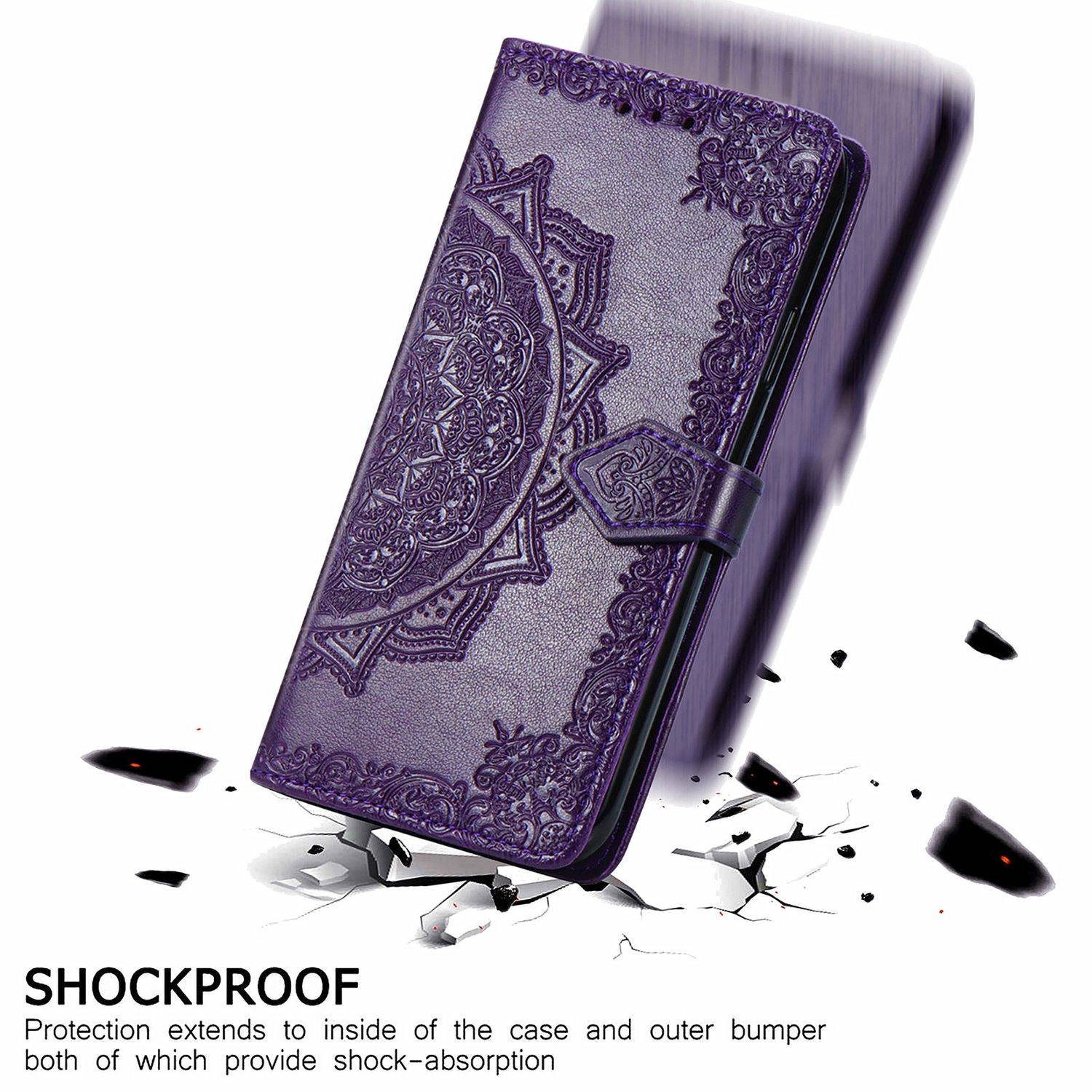 Sony Xperia 5 III Handyhülle Bookcover Violett