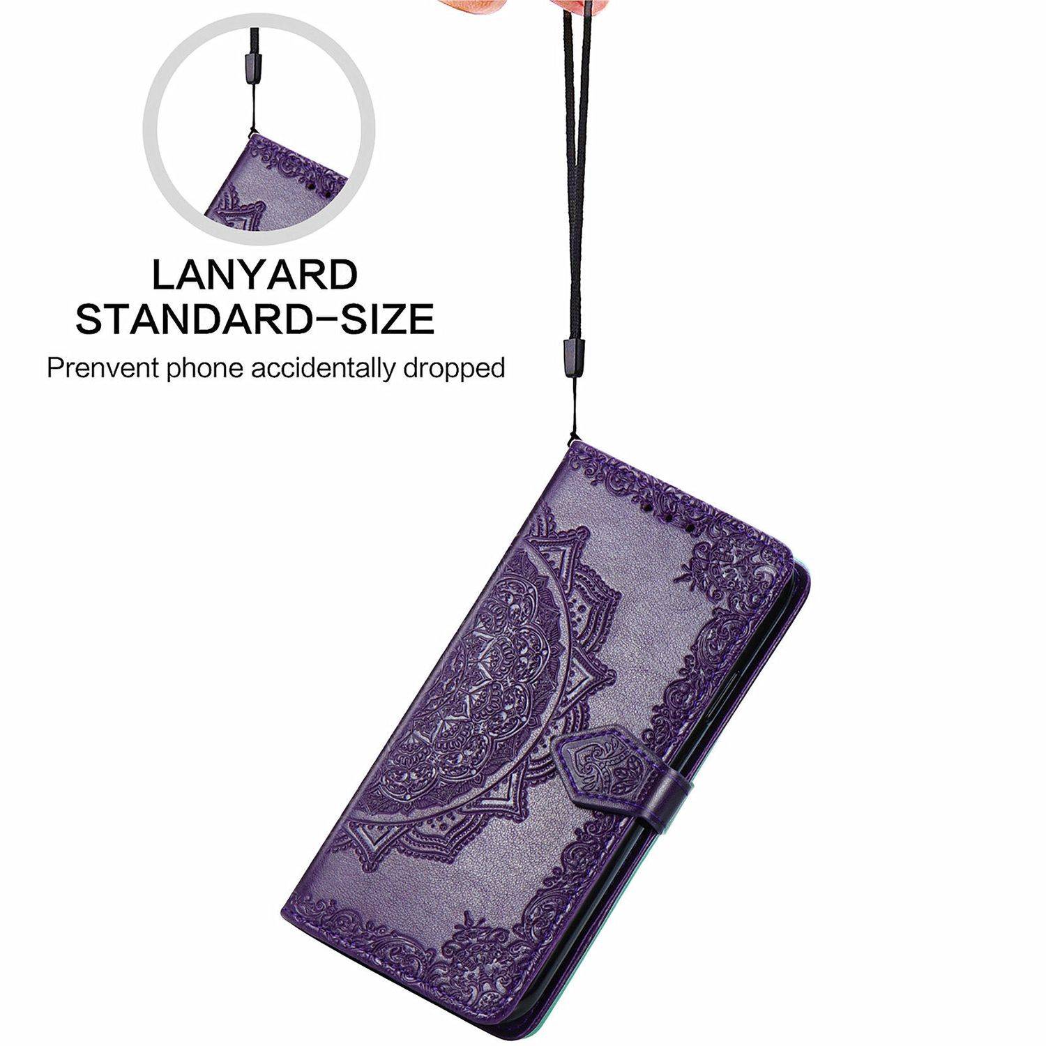Sony Xperia 5 III Handyhülle Bookcover Violett
