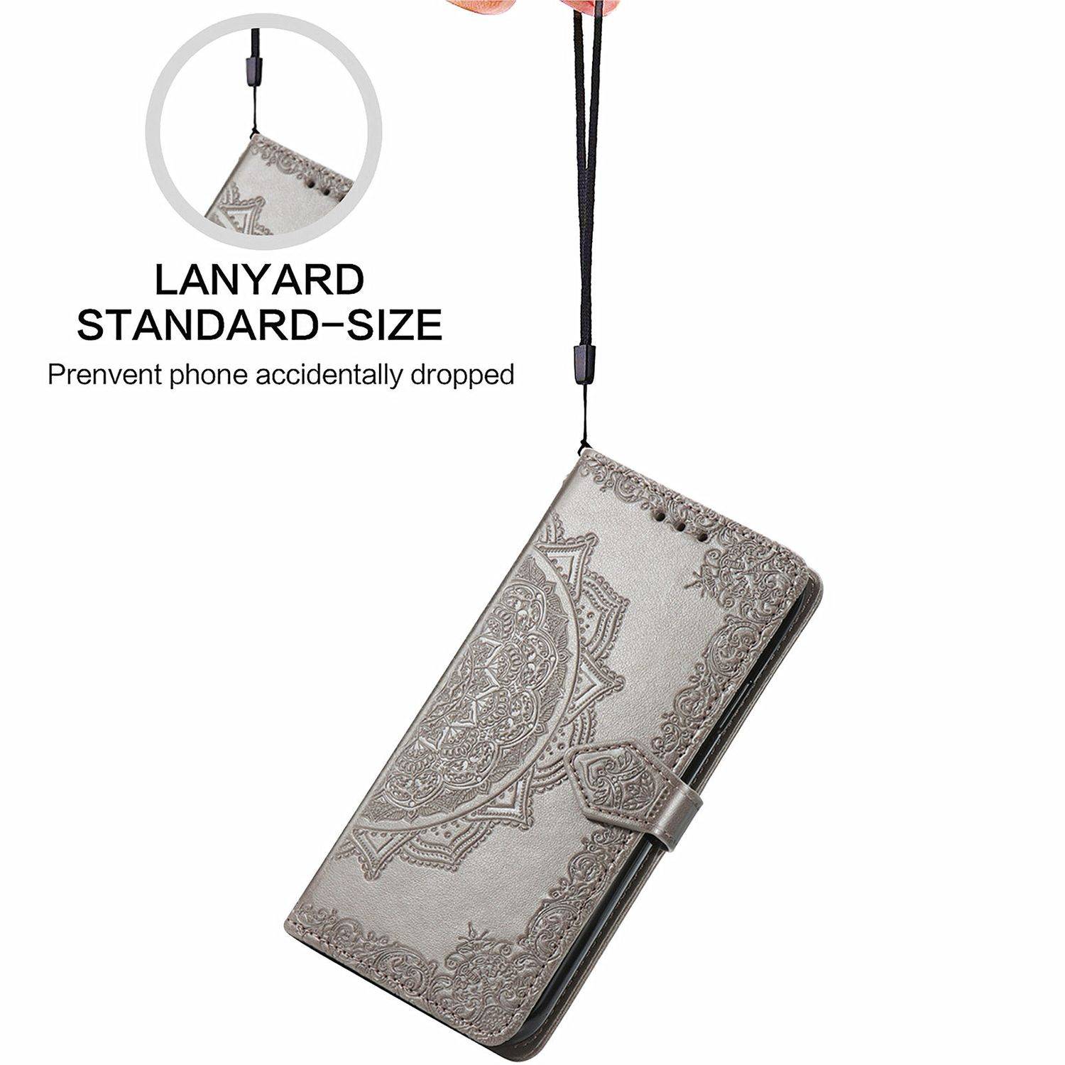 Sony Xperia 5 III Handyhülle Bookcover Grau
