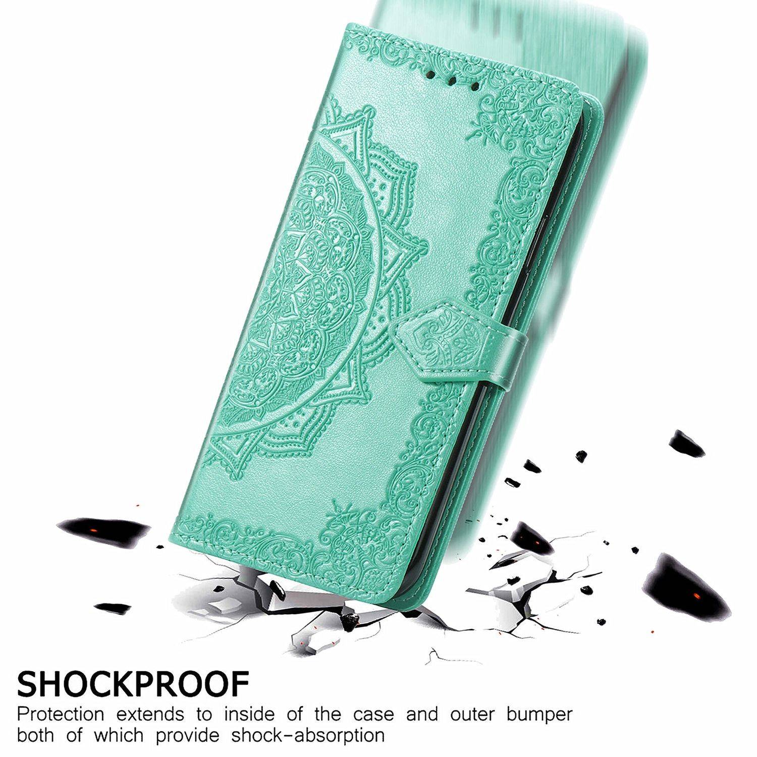 Sony Xperia 5 III Handyhülle Bookcover Grün