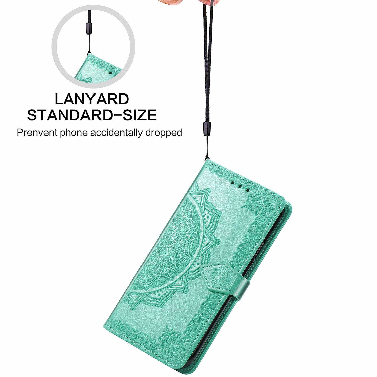 Sony Xperia 5 III Handyhülle Bookcover Grün