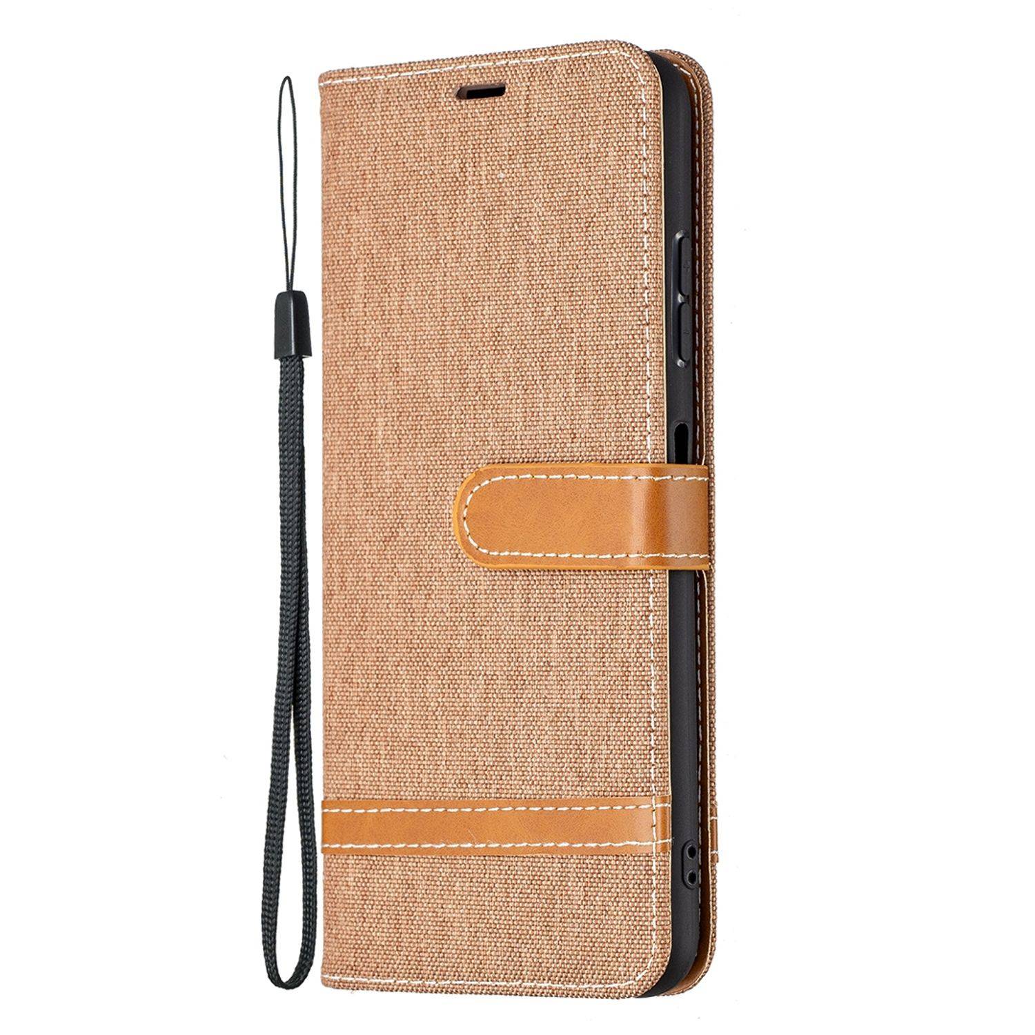 Samsung Galaxy A22 5G Handyhülle Bookcover Braun