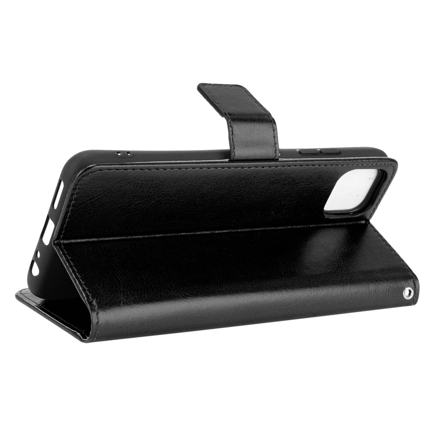 Samsung Galaxy A22 5G Handyhülle Bookcover Schwarz