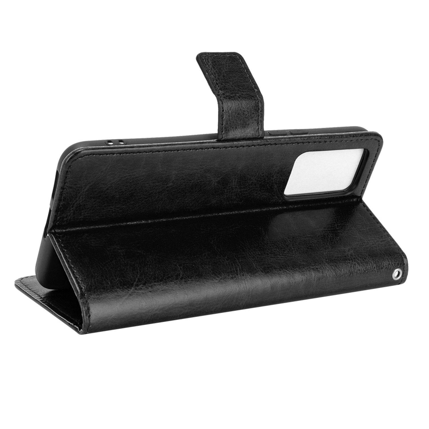 Vivo V21 4G / 5G Handyhülle Bookcover Schwarz