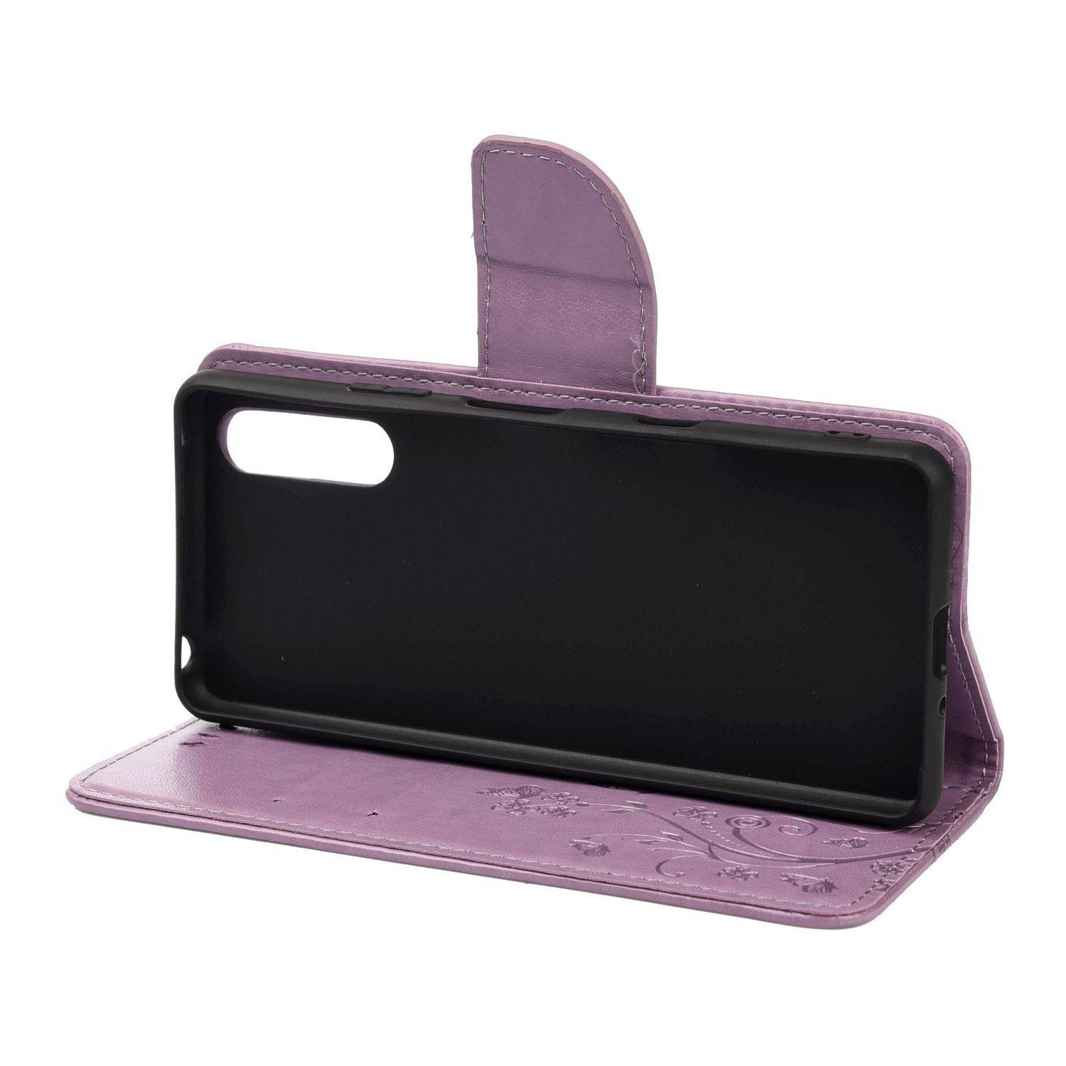 Sony Xperia 10 III Handyhülle Bookcover Violett
