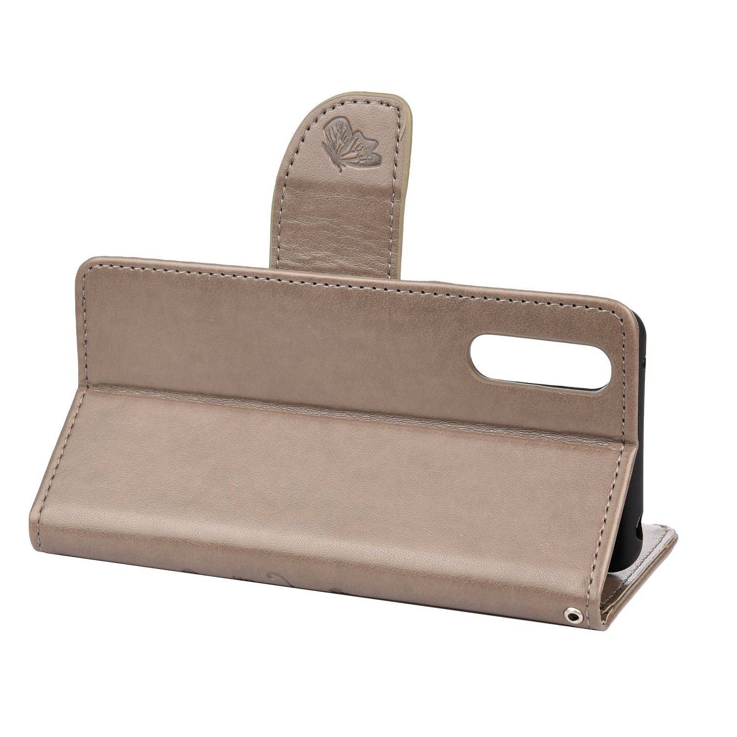 Sony Xperia 10 III Handyhülle Bookcover Grau