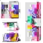 Hülle kompatibel mit Samsung Galaxy A22 5G Kunstleder Handyhülle - Handy Case Mehrfarbig