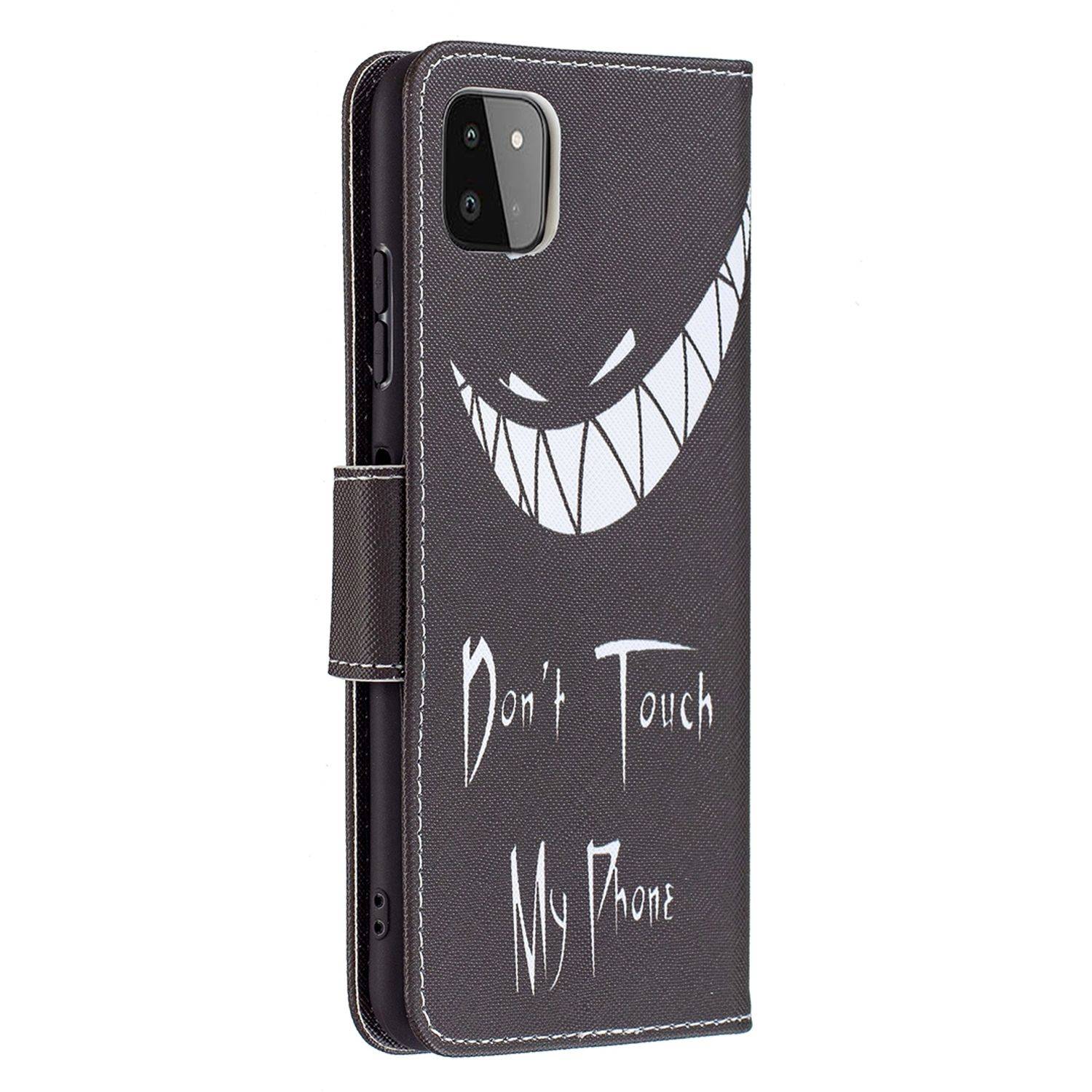 Samsung Galaxy A22 5G Handyhülle Bookcover Schwarz