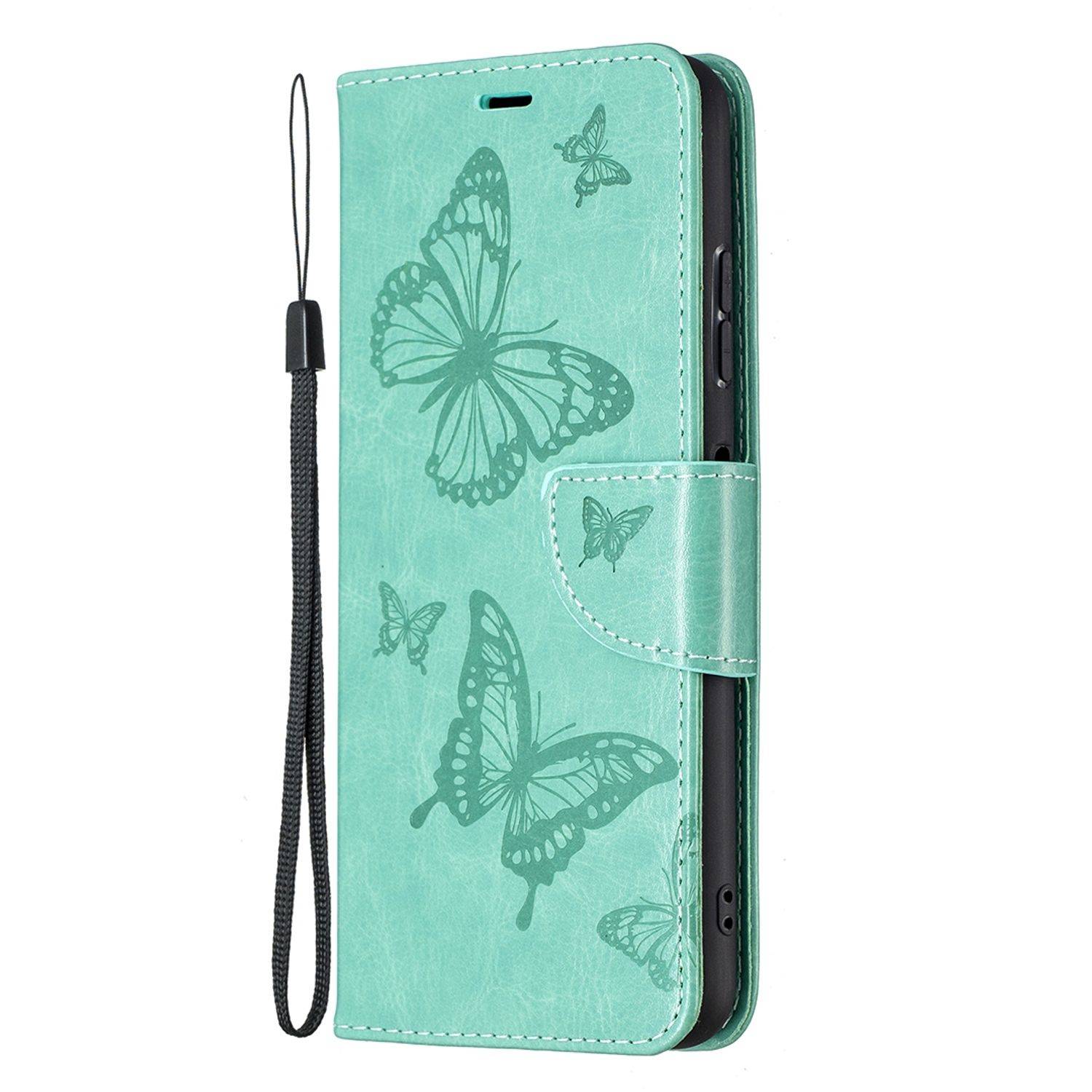 Samsung Galaxy A22 5G Handyhülle Bookcover Grün