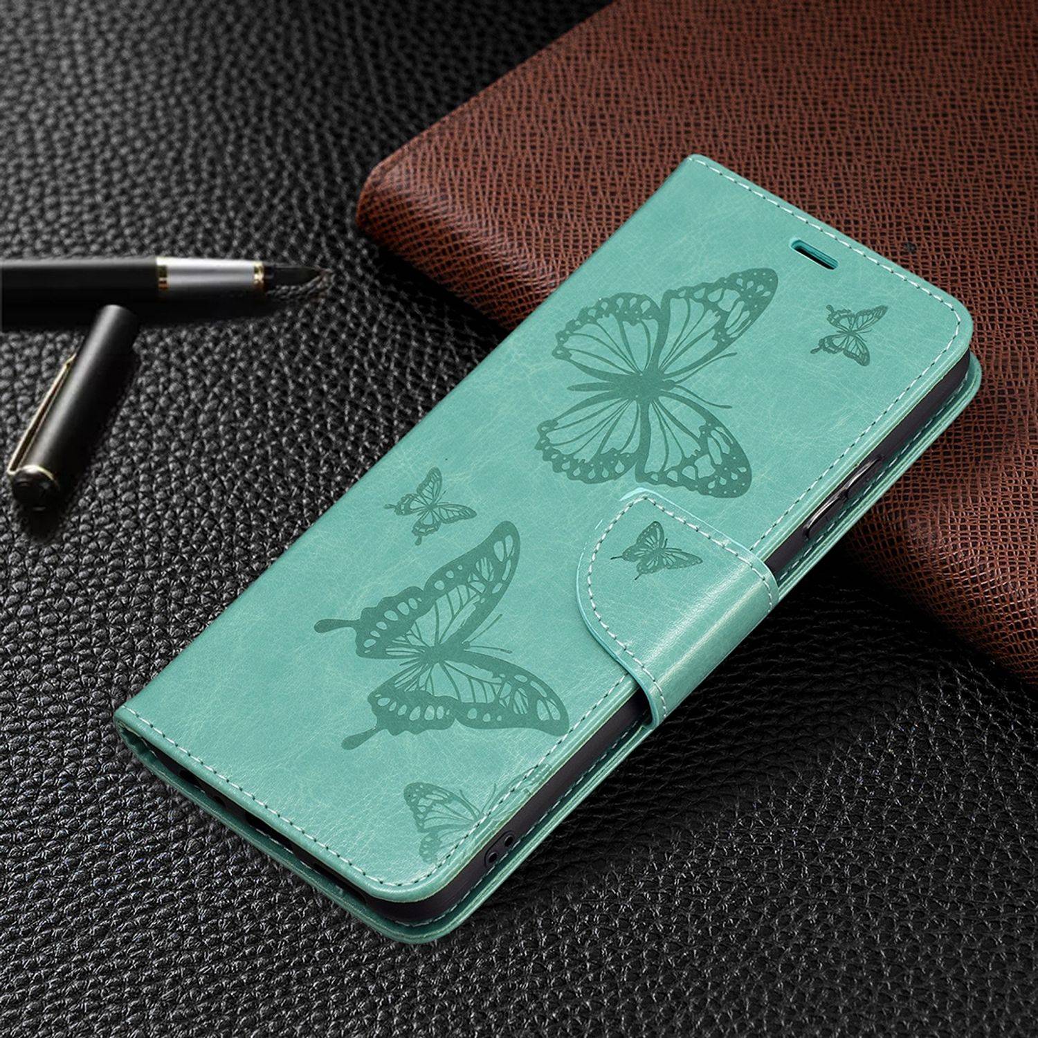 Samsung Galaxy A22 5G Handyhülle Bookcover Grün